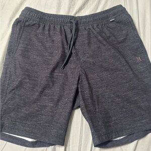 Hurley Men's Charcoal Hybrid Shorts